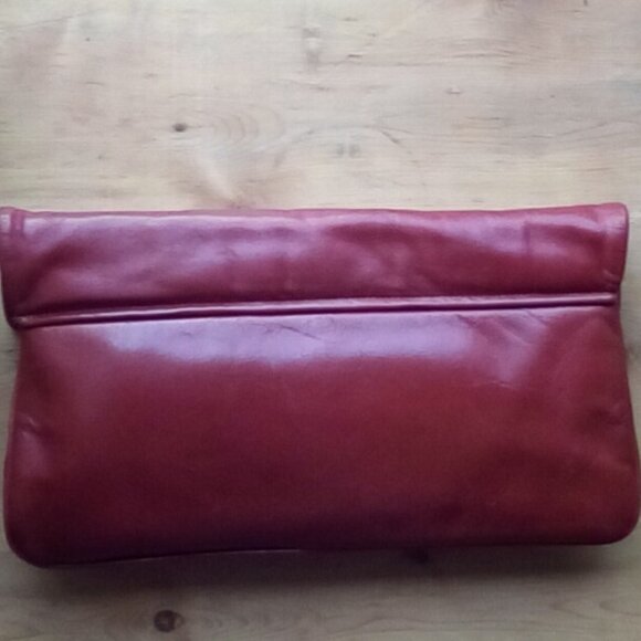 VTG Aldo Leather  Boots Burgundy Booties Sz 8  With Clutch Bag And Gloves - Picture 7 of 15